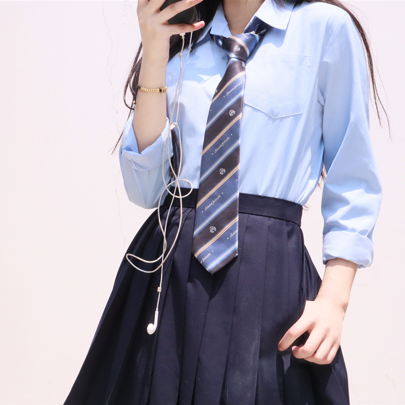 new lake jk/dk制服领带西式衬衫西服校供学院百搭领结