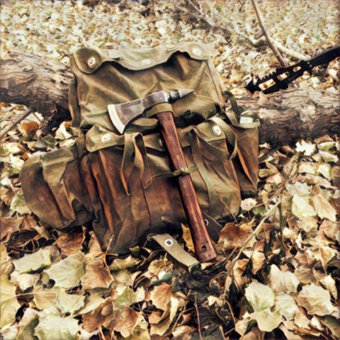 jing ping猎手 锻造斧 印第安战斧 猎斧 鹰钉斧 俄罗斯战斧 炉火锻造