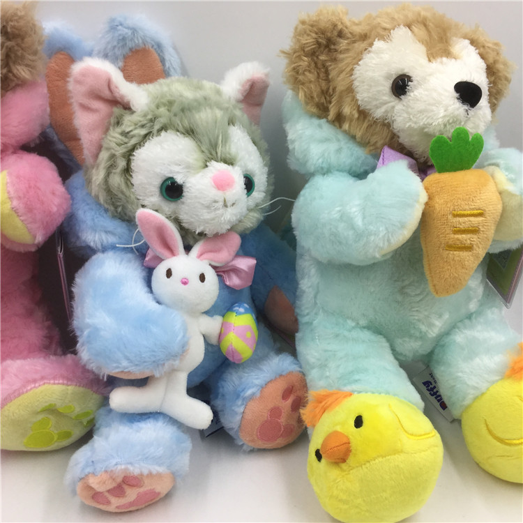 外贸尾单达菲兔毛绒公仔史黛拉兔子芭蕾小兔子达菲熊毛绒玩具玩偶
