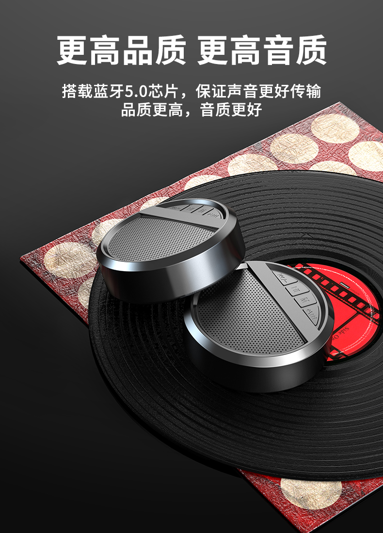 雅兰仕a3ai智能蓝牙音箱便携式低音炮家用户外车载手机插卡迷你小型