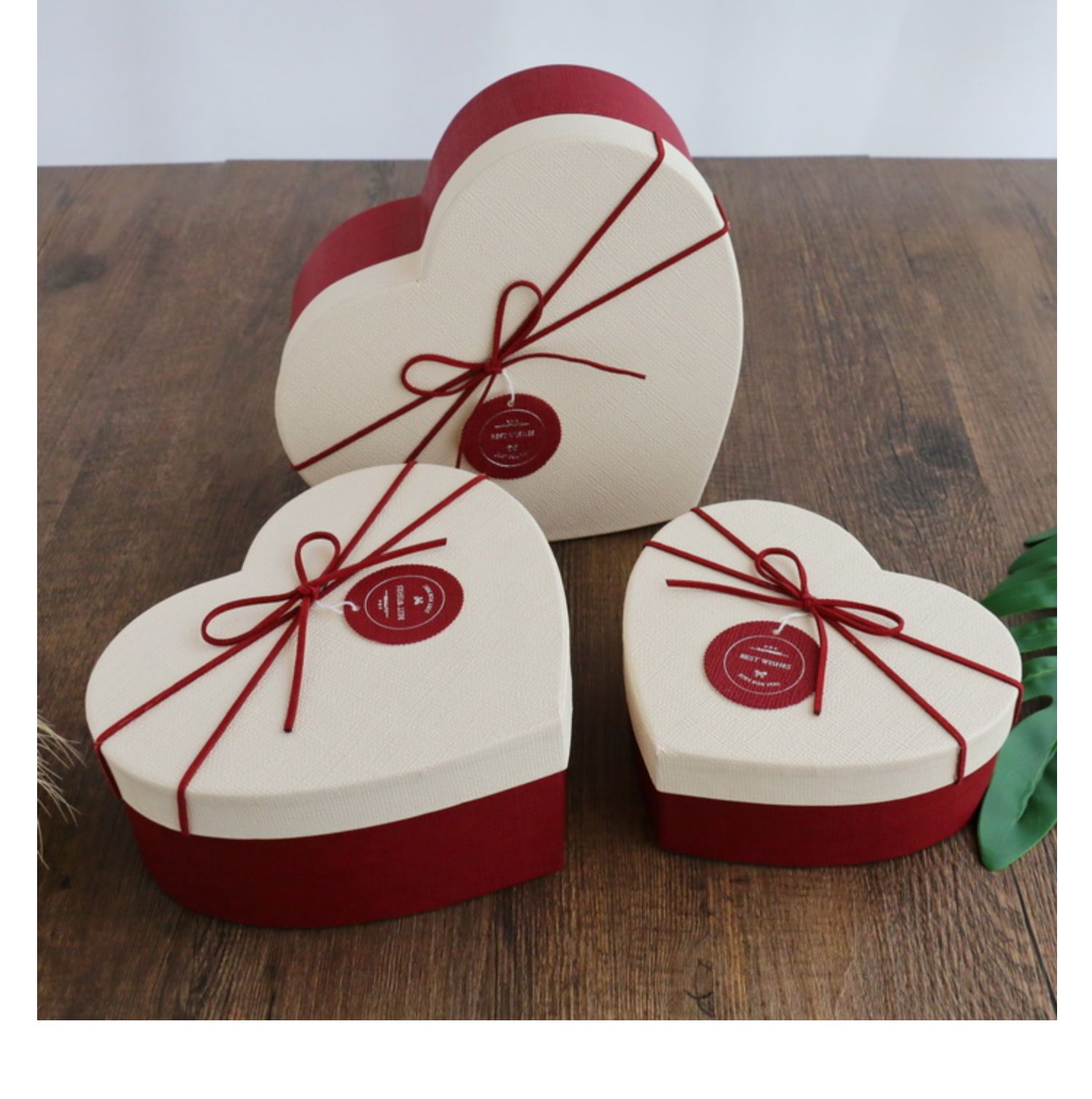 情人节心形礼盒空盒爱心盒子生日礼物包装盒仪式感小号口红礼品盒