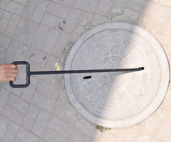 井盖钩子物业专用水泥井盖钩阿斯卡利电力铁井盖拉钩污水下水道勾工具