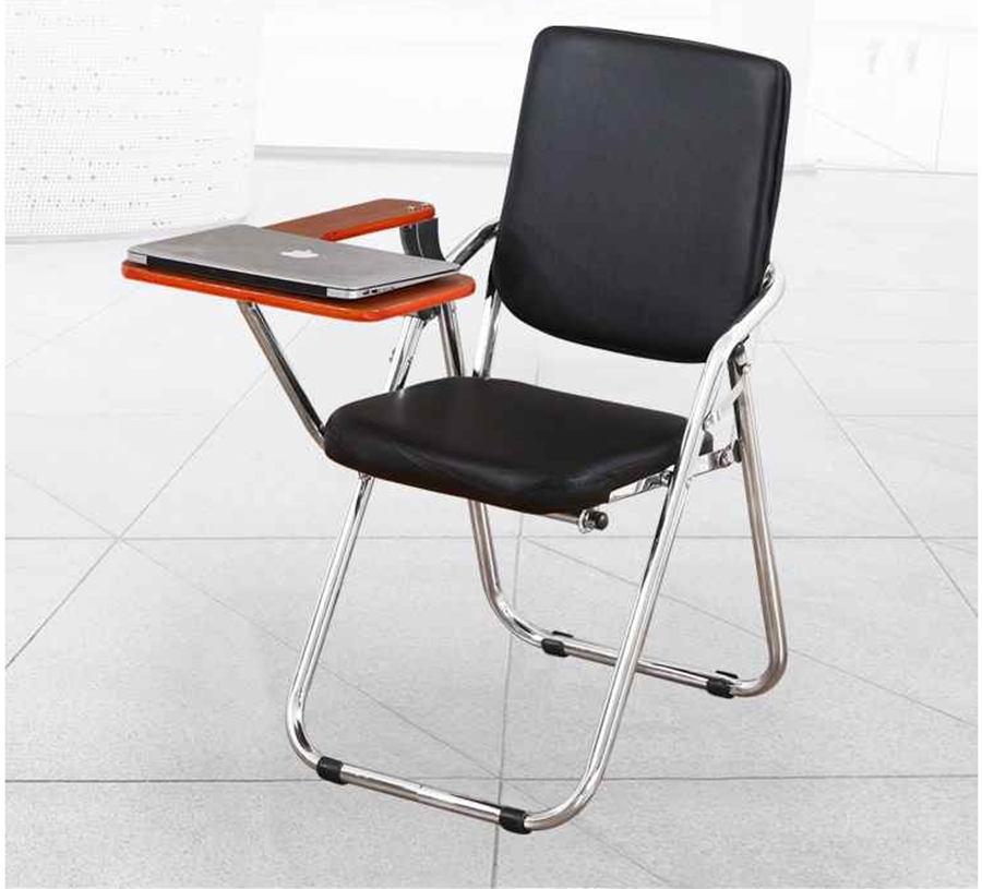 铁迪td-bgy100会议室桌板办公培训写字记者会议可折叠椅带带桌椅子