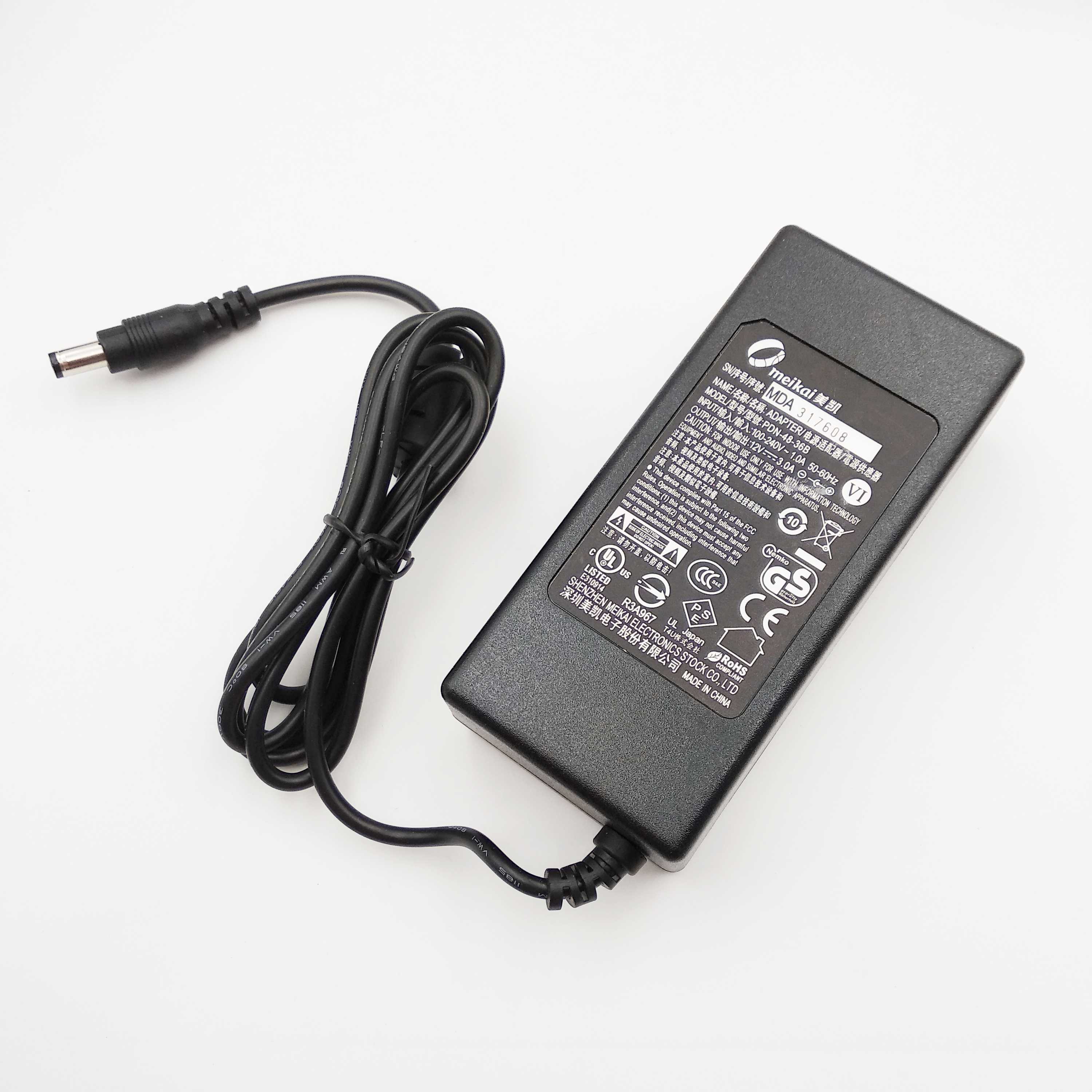 美凯pdn48-36b电源适配器 12v 3a