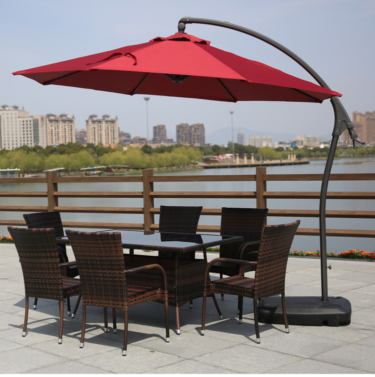 户外遮阳伞3米室外露台庭院花园院子大型泳池大太阳伞景区沙滩伞定制