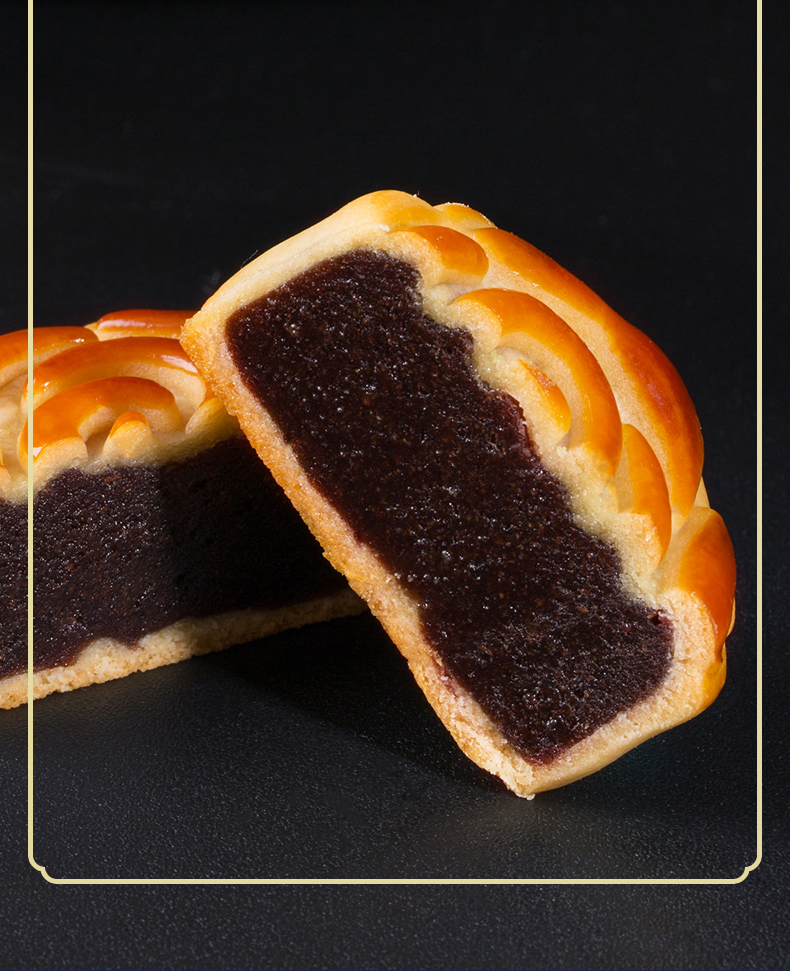 df咀香园山河揽月月饼960g礼盒装广式月饼送礼