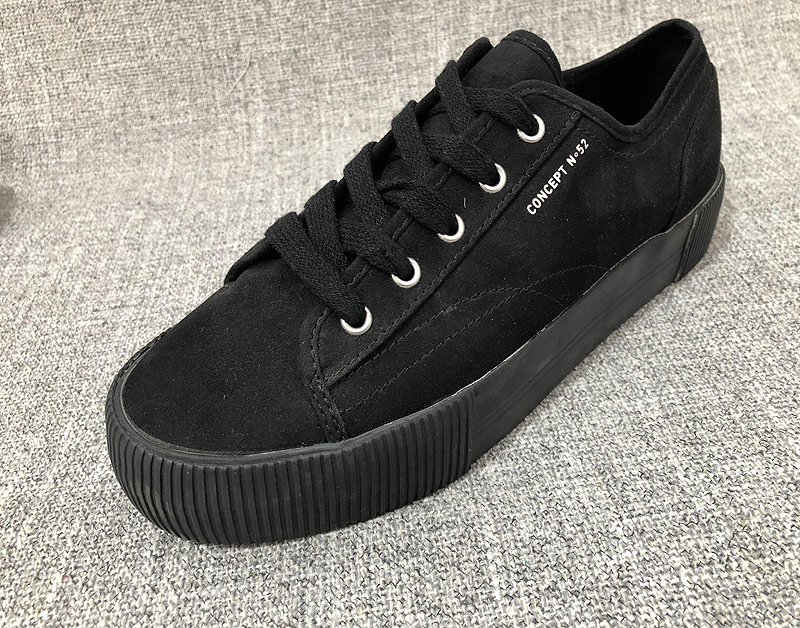 hm女鞋新款耐磨帆面鞋运动鞋休闲系带板鞋低帮运动鞋潮鞋大码女鞋 广