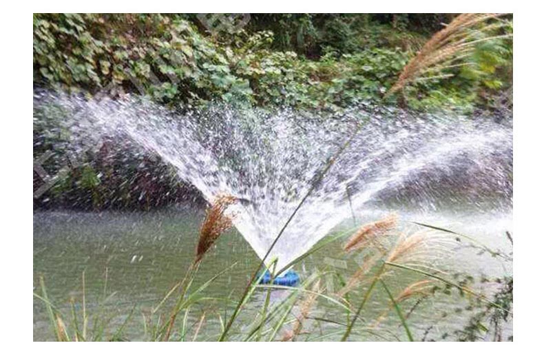 定做 池塘鱼塘养殖灌溉两用增氧机抽水机浮水泵3寸/4寸增氧泵380v