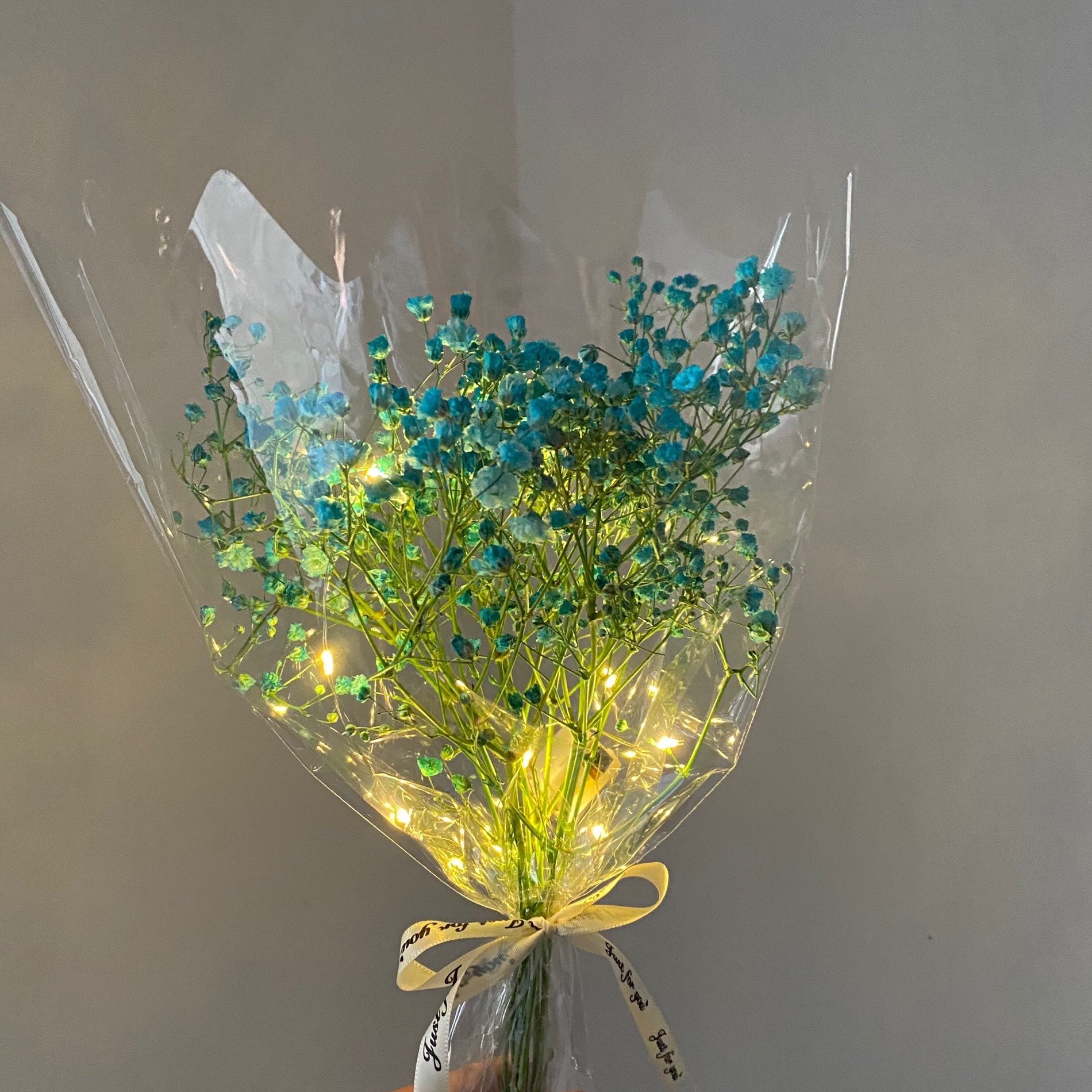 鲜花包装纸塑料包花袋满天星包装袋透明梯形花艺加厚简易套袋摆摊