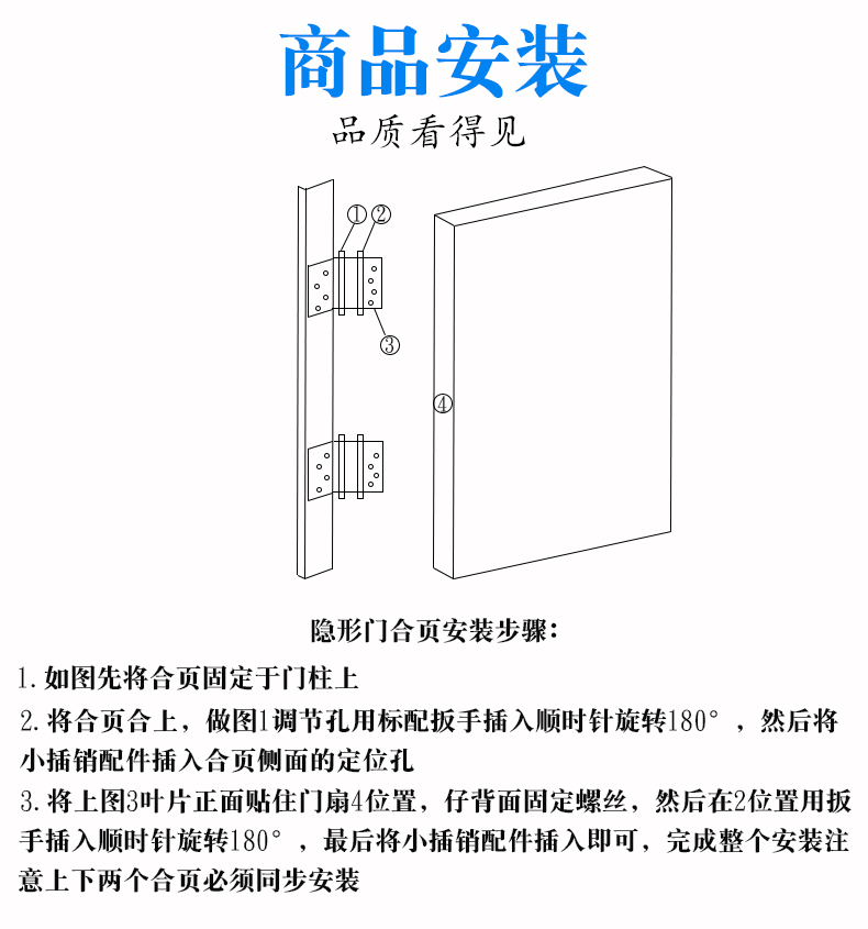 策士柜子配件自由门合页 不锈钢自由双开合页牛仔弹簧合叶里外左右开