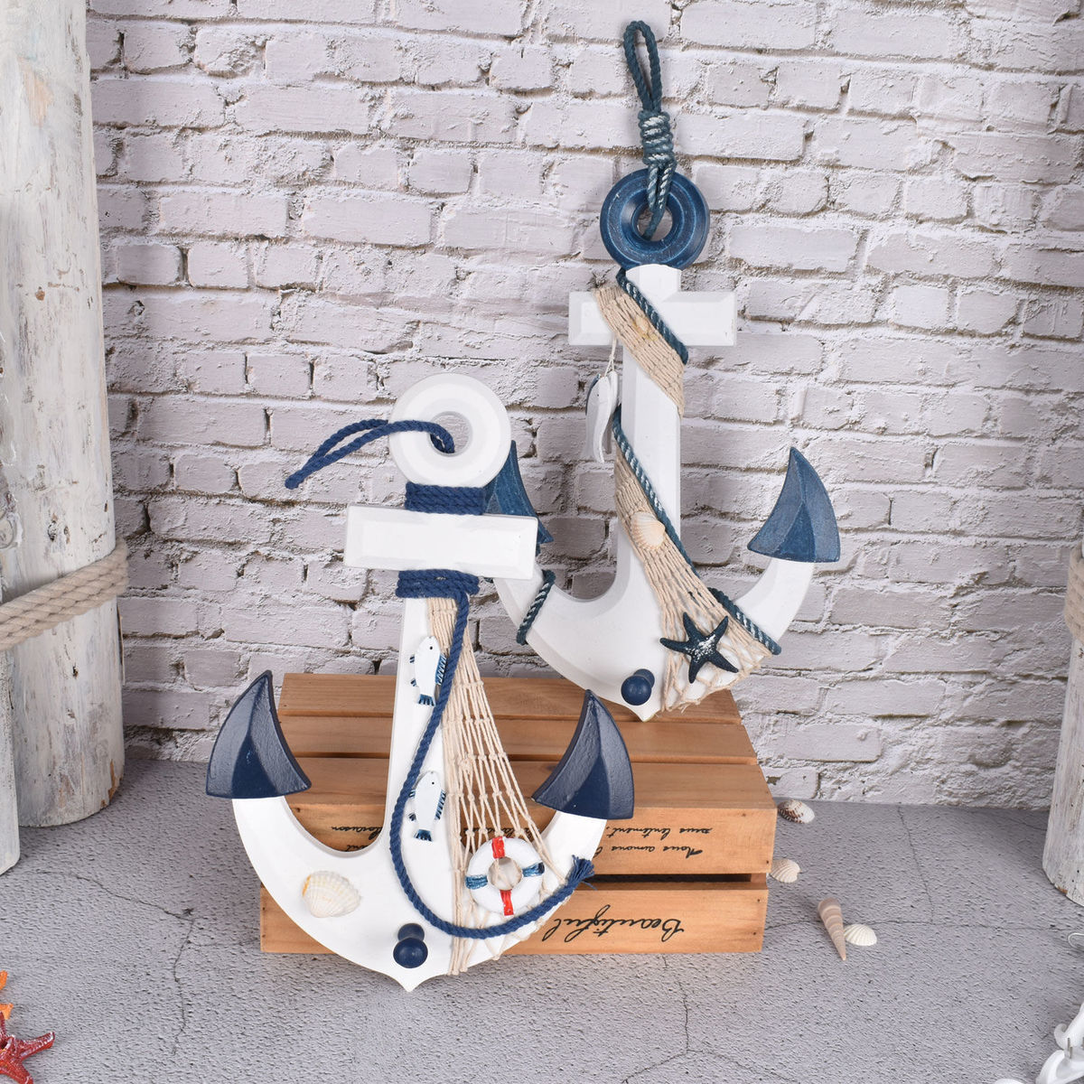 welcome门牌28105cm地中海风格墙面装饰客厅装饰品摆件毕业礼物装饰品