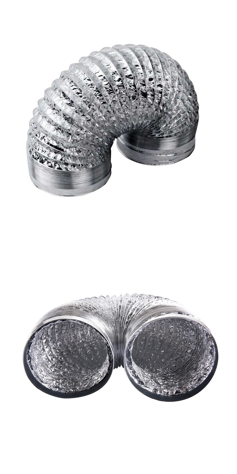 卫生间浴霸厕所排气管110mm通风管道11cm厨房排烟管伸缩铝箔软管安心