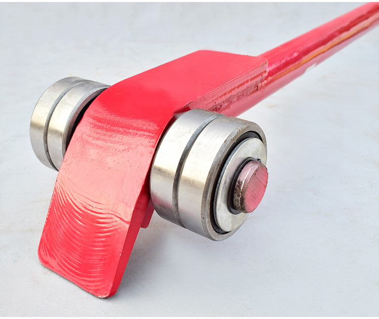 定做 带轮子轴承撬棒jo型撬棍撬棒重型带轮轴承滑轮吨吨撬棒起重省力