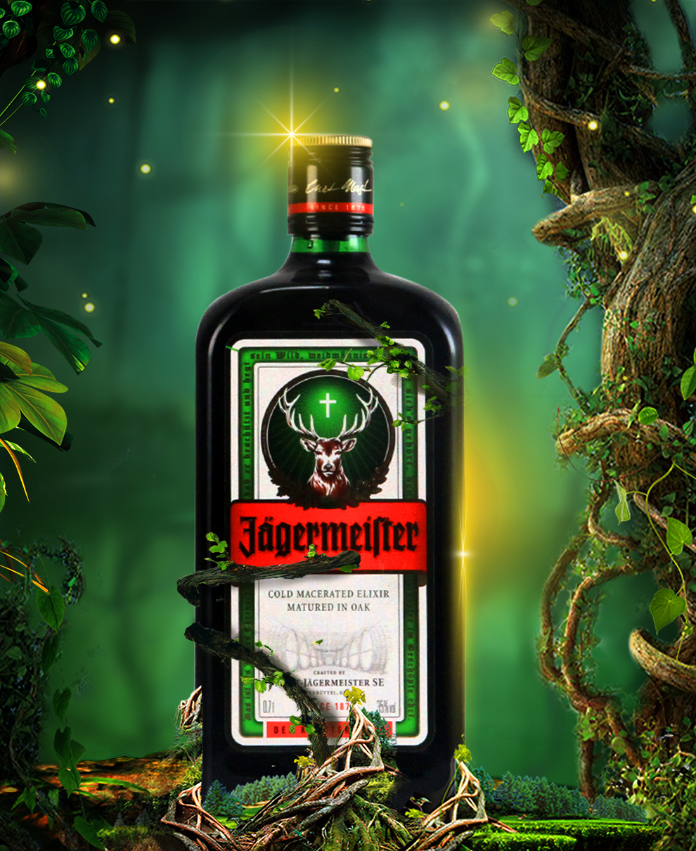 【润轩邑】野格(jagermeister)洋酒 圣鹿利口酒力娇酒 配制酒1750ml