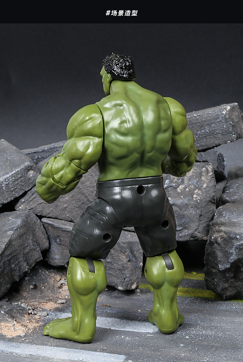 漫威手办周边绿巨人复仇者联盟4复联摆件正版人偶模型玩具
