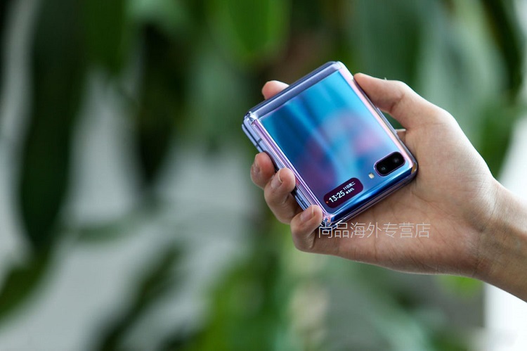 三星samsunggalaxyzflip折叠全面屏手机韩版4g8g256g赛博格黑