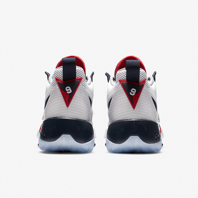 nike耐克jordan zoom 92 (gs)大童气垫缓震运动篮球鞋cn9138-101