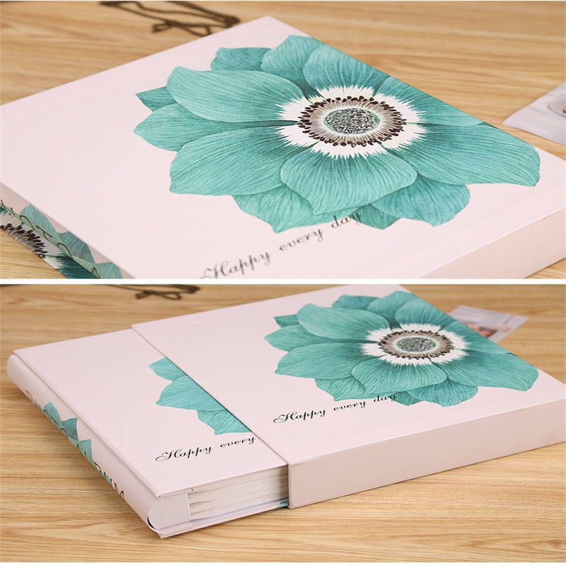 大6寸200张相册影集插页式6寸过塑通用家庭情侣简约小清新纪念册麋鹿