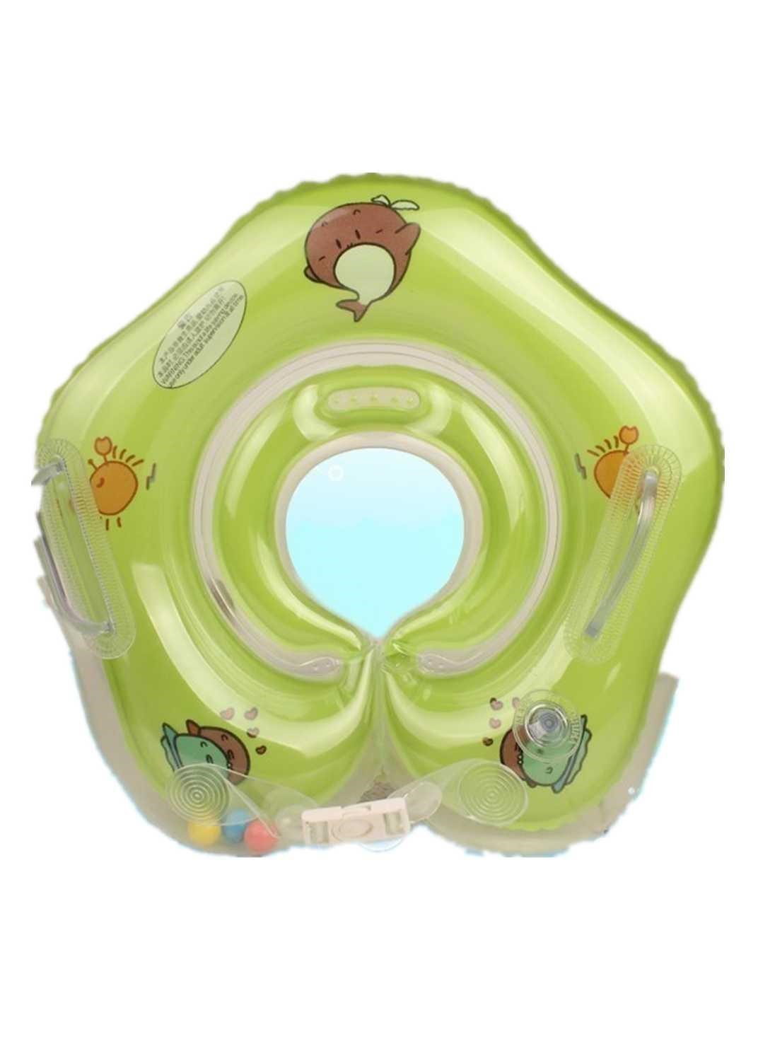 婴儿游泳脖圈 洗澡宝宝颈圈 新生儿童充气脖套防后仰救生圈