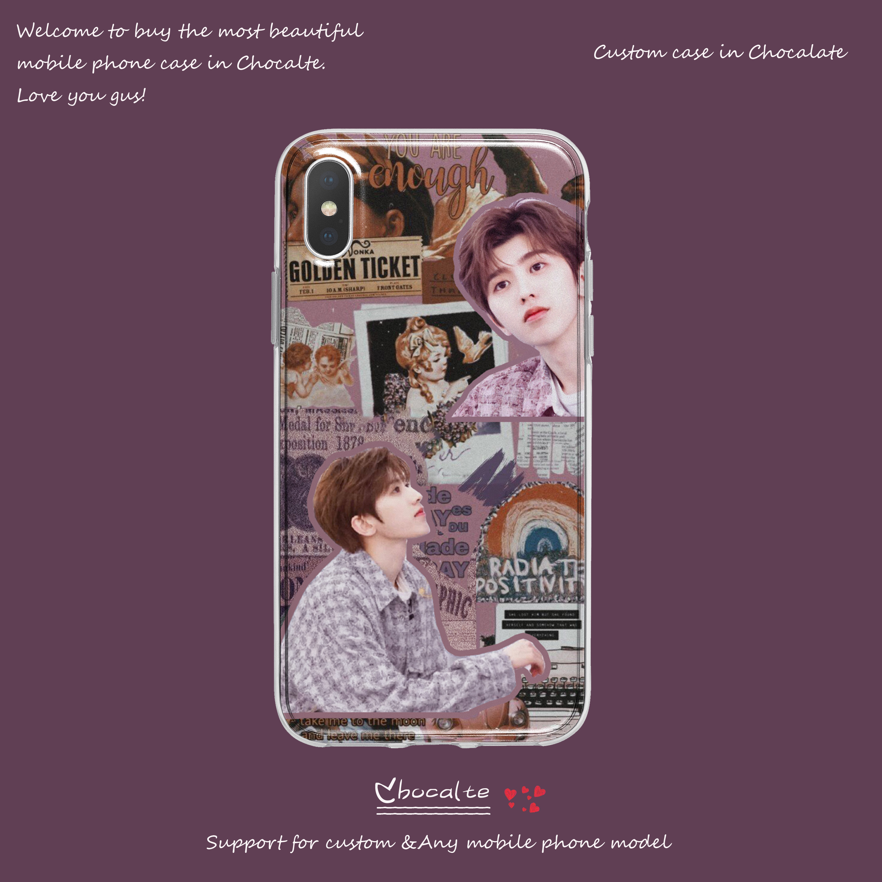 蔡徐坤ikun手机壳vivos5苹果11promax同款vivox23原创oppo华为p30真