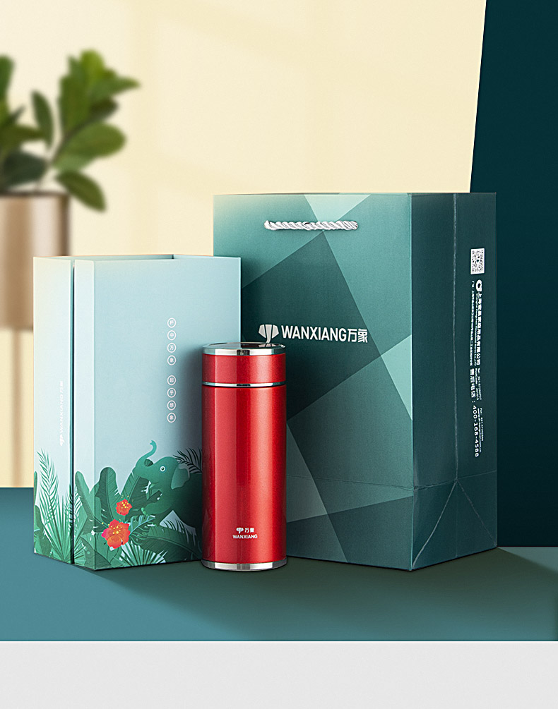 万象(wanxiang)保温杯hvc2031-360l(组合) 万象女士保温杯316不锈钢