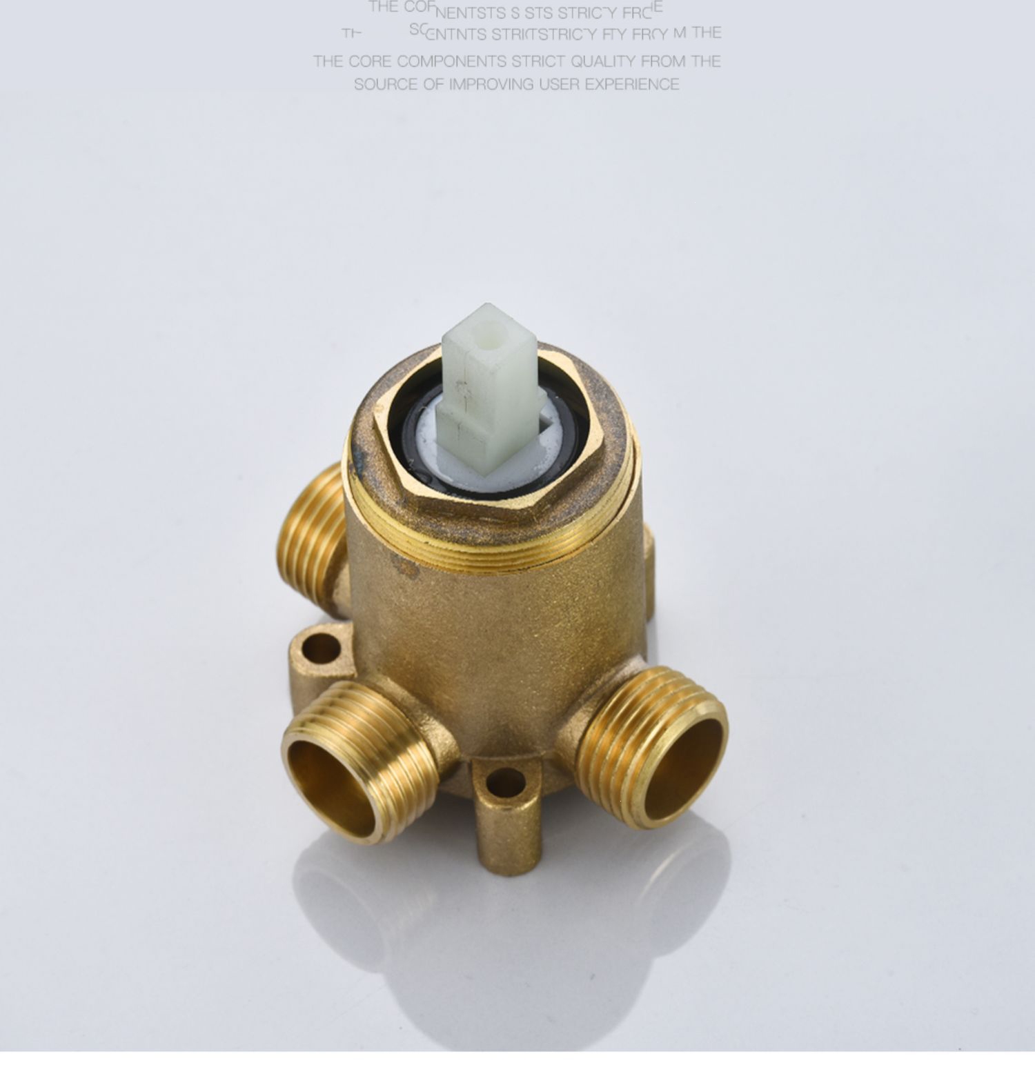 法耐(fanai)阀门 把手花洒贴墙式明装混水阀法耐冷热电热水器开关沐浴