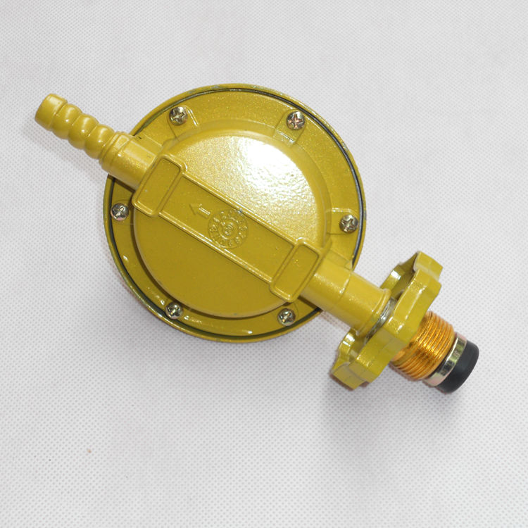 家用燃气灶煤气阀减压阀液化气燃气阀煤气罐调压器送管子正发带表可调