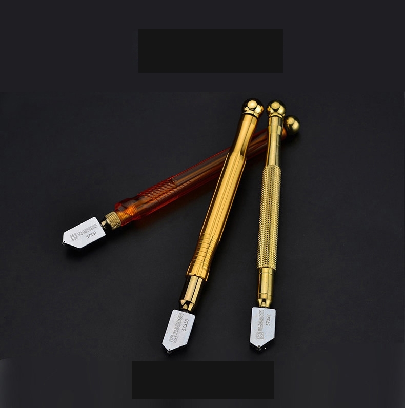 金刚石玻璃刀滚轮式圆规刀理线家划厚玻磁砖切割自动t型推玻璃刀头175