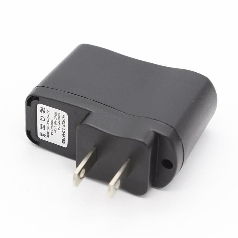 mp3通用usb老款5v500ma录音机音箱充电器 黑色5v500ma充电头【带灯】