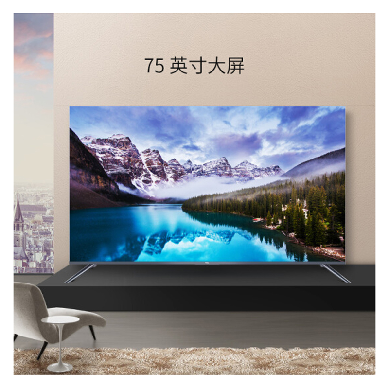 tcl55v655英寸安桥音响原色量子点全面屏全生态hdr人工智能语音网络