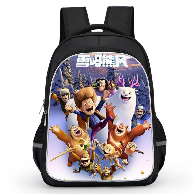 《熊出没之熊熊乐园书包男小学生儿童双肩背包幼儿园一二三到六年级