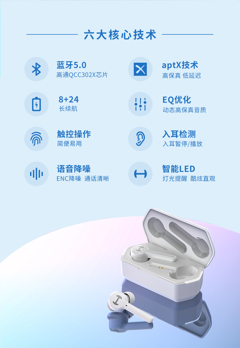 edifier漫步者hecategm6无线蓝牙耳机双耳游戏耳机手机超长待机电竞
