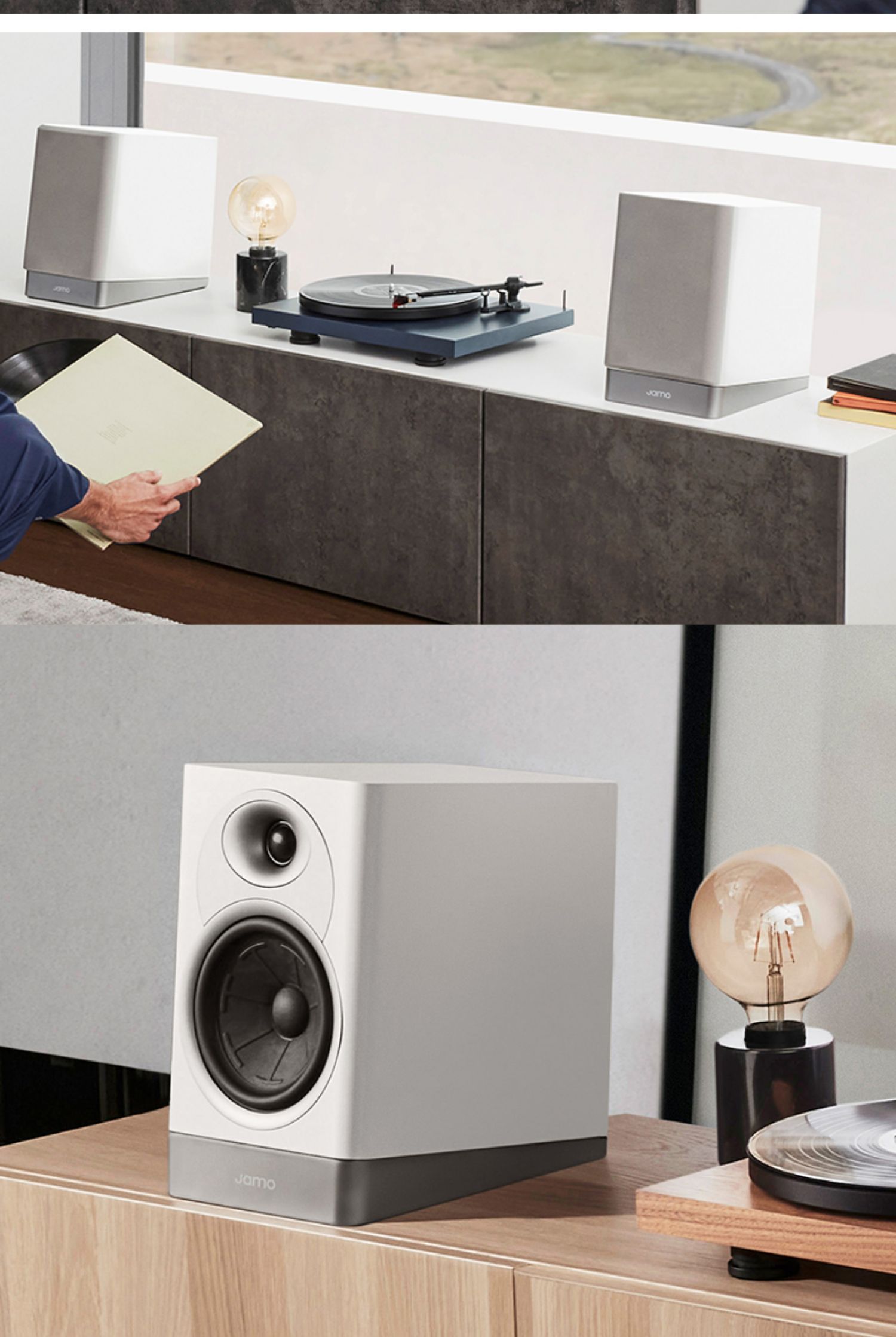 【尊宝(jamo)av音箱s17b】 jamo丹麦尊宝s7系列s17b书架音箱发烧hifi