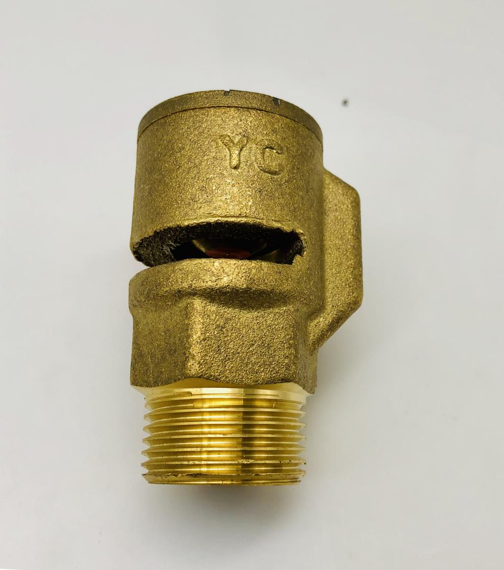 超级新品 定做 真空破坏器大体重型丝扣螺纹全黄铜吸气阀真空破坏器