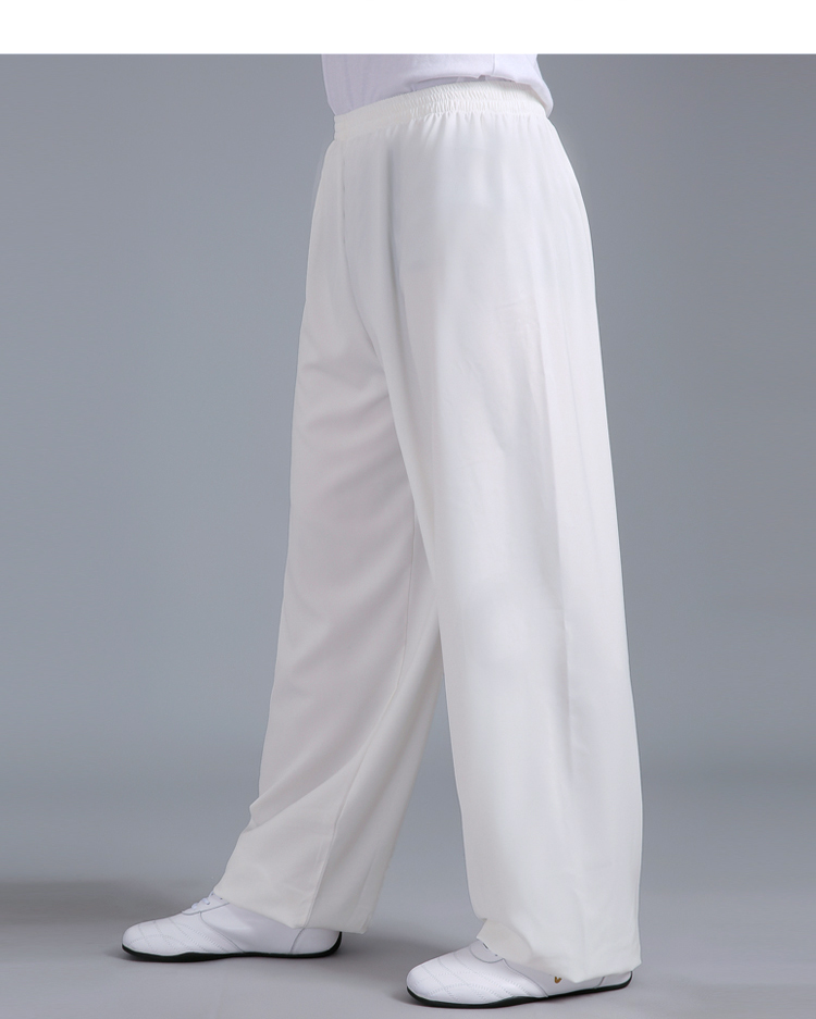 太极裤夏季宽松透气雪纺麻练功裤女灯笼长裤武术裤男功夫裤防蚊裤