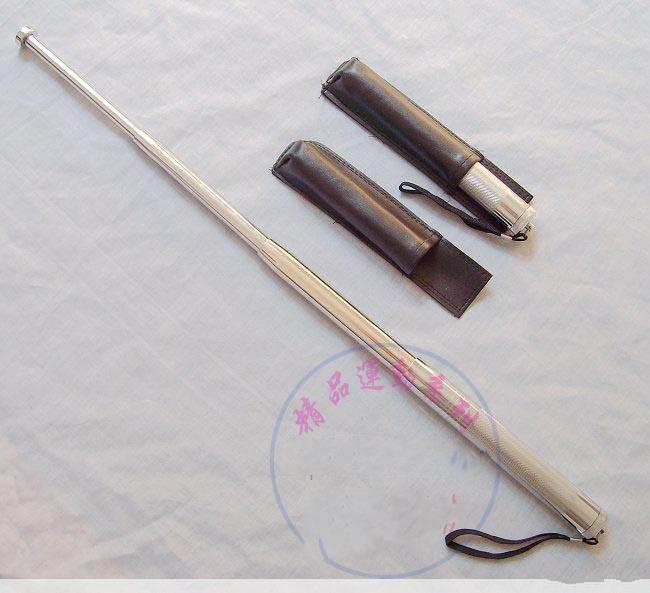 防身武器大四节伸缩棍铁长棍4节棍防卫棍甩棍车载帅棍户外防身棍