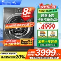 小天鹅小乌梅2.0洗烘一体洗衣机滚筒全自动带烘干12KG大容量微净泡水魔方TD120S83PRO家电国家政府补贴