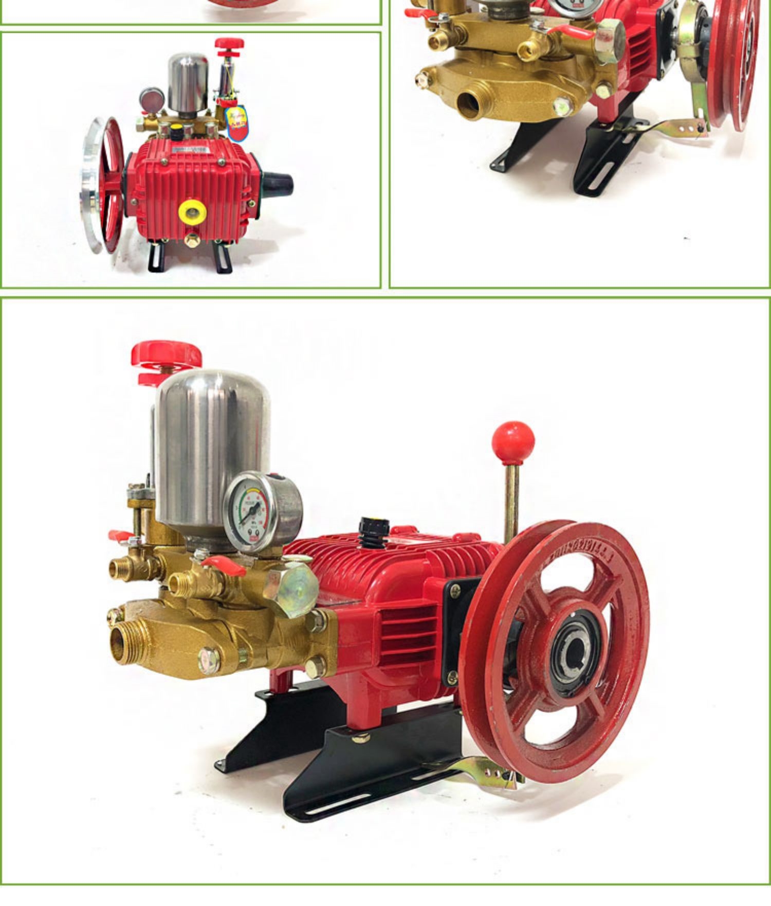 古达农用打药机柱塞泵高压配件打药泵大流量三杠柱塞泵农用60型洒药机
