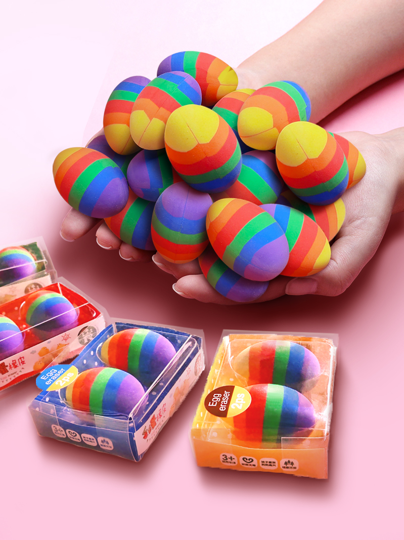 喻娄擦卡通橡皮擦小学生专用韩国创意水果动物 不留痕象皮檫可爱超萌