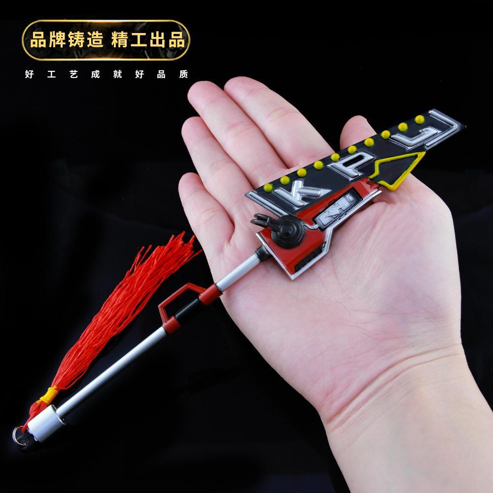 王者五虎将荣耀关羽张飞赵云马超黄忠皮肤合金武器模型套装手办18cm