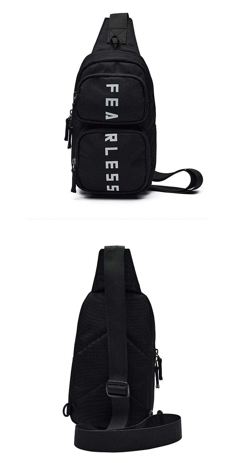 鸿星尔克运动包2021秋季新款男女单肩包潮流斜挎包旅游运动手机包