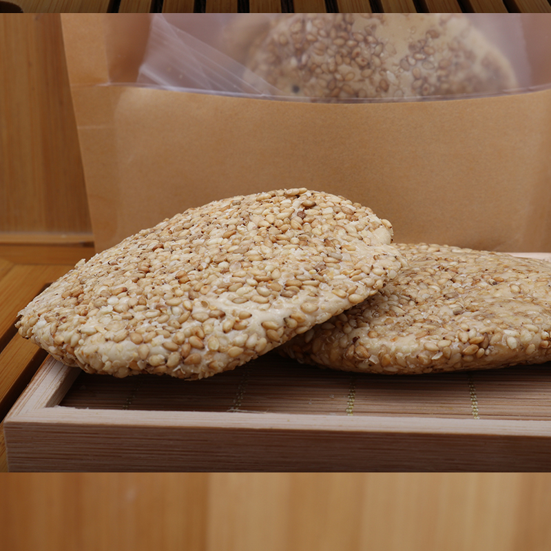 纯正手工麦芽糖芝麻饼叮叮糖敲打米糖原味芝麻糖团圆福饼饴糖