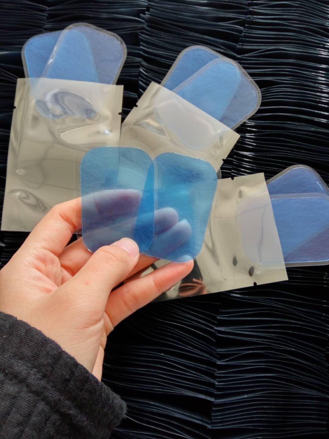 腹肌贴水凝胶贴片专用健腹器耗材粘胶贴水晶胶片健身仪啫喱胶贴片4乘6