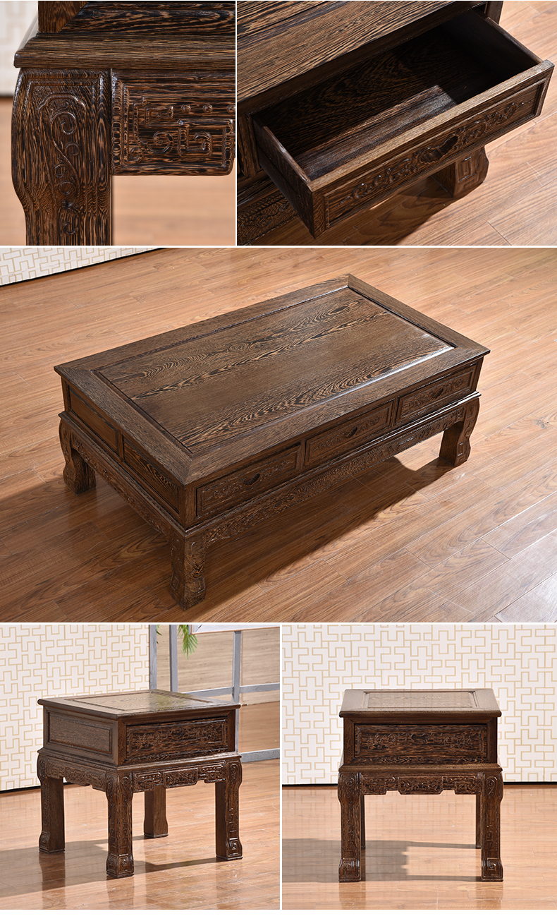 鸡翅木沙发汉宫王新中式红木家具明清仿古典客厅实木沙发组合套装