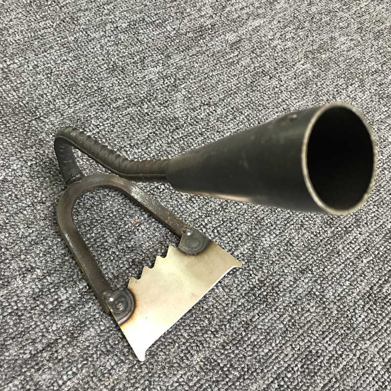 大号空心锄头长锛锄锄草锄地农村老式手工锻打锄头园林园艺工具三维