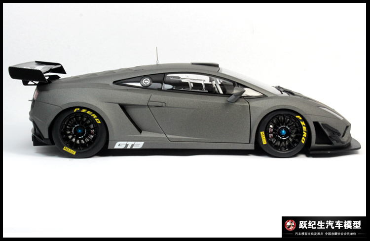 奧拓 1/18蘭博基尼 蓋拉多 gt3 fl2 2013 跑車 汽車模型 高端車模