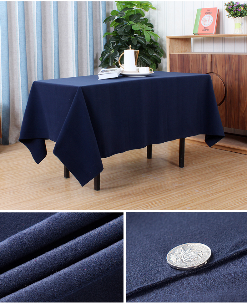 美帮汇餐桌布艺 复合桌布加厚台泥会议桌布台布会议室桌布展会活动