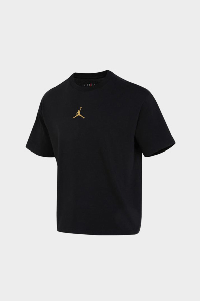 耐克Jordan 字母印花运动训练休闲短袖T恤 男款 黑色 FQ0359-010