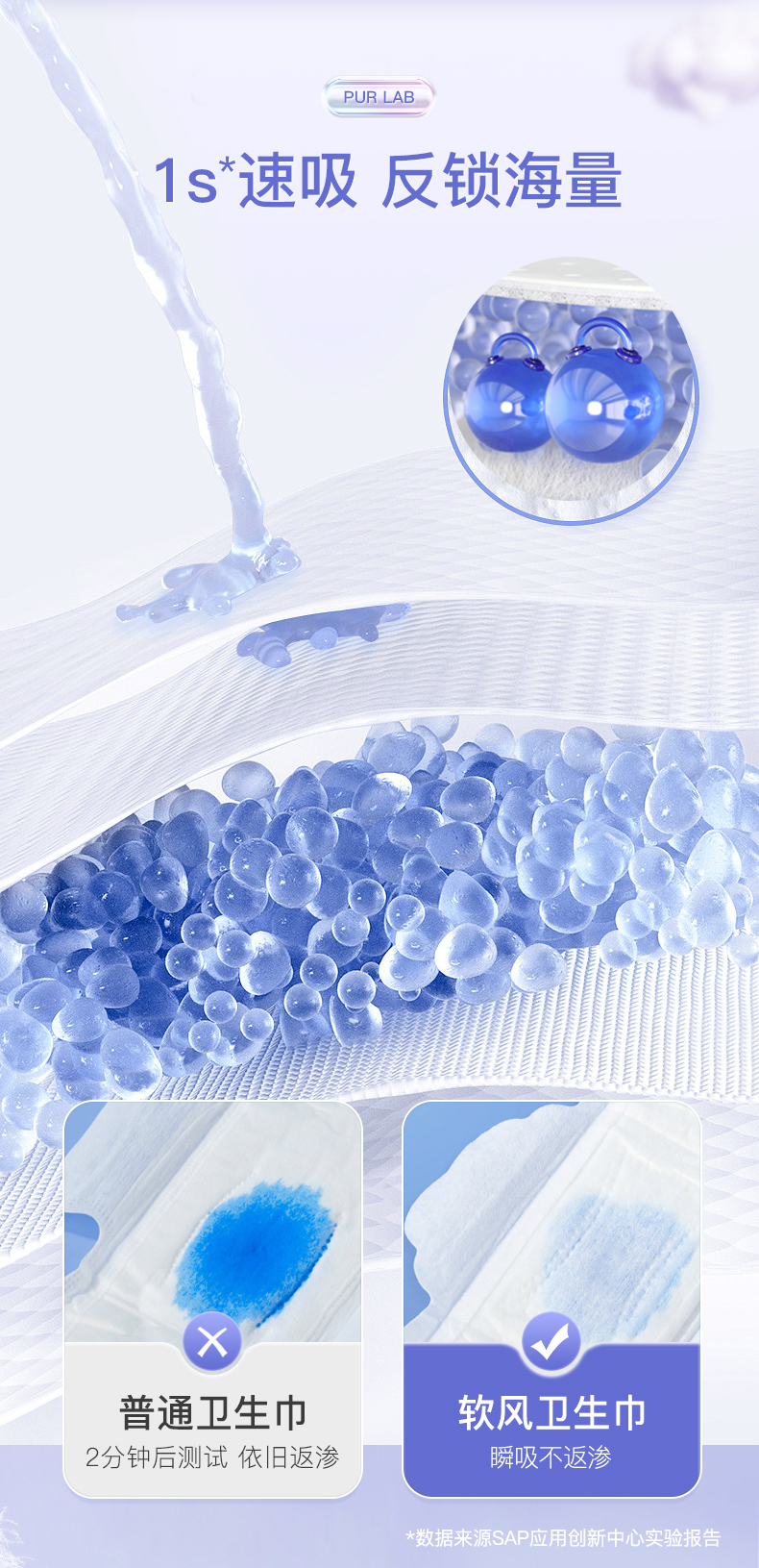 软风研究社 至柔系日用180mm14片装*3包(赠日用1包)