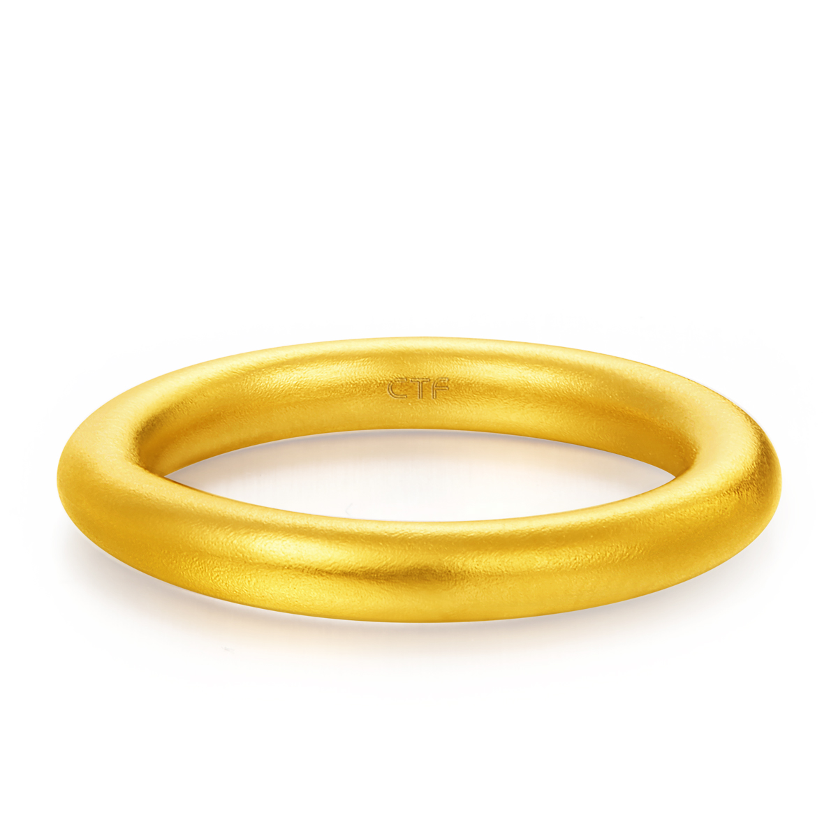 周大福经典传承系列足金金素圈戒指计价f221843